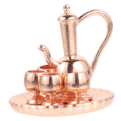 UPKOCH 1 Set Mini Scheiben Teeservice Winziges Korb Tassen Party Miniatur Wasserkocher DIY Kaffeetisch Mini Teekannen Mini Puppenhaus Zubehör Mini UPKOCH 1 Set Mini Scheiben Teeservice Winziges Korb Tassen Party Miniatur Wasserkocher DIY Kaffeetisch Mini Teekannen Mini Puppenhaus Zubehör Mini von UPKOCH