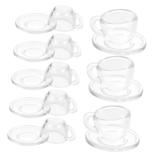 UPKOCH 1 Set Mini Tasse Teebecher Kinderspielzeug Mini Dekorative Mini Teetassen Miniatur Teegeschirr Puppenhaus Teezubehör Mini Hausbedarf Miniatur Untertasse Mini Tablett UPKOCH 1 Set Mini Tasse Teebecher Kinderspielzeug Mini Dekorative Mini Teetassen Miniatur Teegeschirr Puppenhaus Teezubehör Mini Hausbedarf Miniatur Untertasse Mini Tablett von UPKOCH