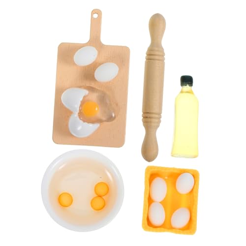 UPKOCH Spielzeug-lebensmittelset Für Jungen Und Mädchen Küche Miniatur-küchenspielset Miniatur-küchenrequisiten Backset Für Puppenhaus von UPKOCH