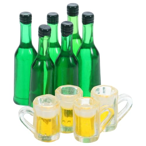 UPKOCH Entzückendes Mini-Bierkrug-Set Harz Miniatur-bierbecher Für Die Dekoration Eines Kleinen von UPKOCH