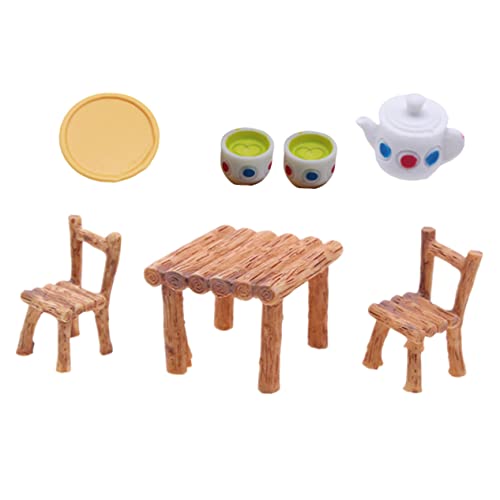 UPKOCH 1 Set Miniatur Teeservice Dekoration Teetassen Teebecher Kinderspielzeug Kindertisch Und Stühle Teekannen Puppenmöbel Babypuppenspielzeug Mini UPKOCH 1 Set Miniatur Teeservice Dekoration Teetassen Teebecher Kinderspielzeug Kindertisch Und Stühle Teekannen Puppenmöbel Babypuppenspielzeug Mini von UPKOCH