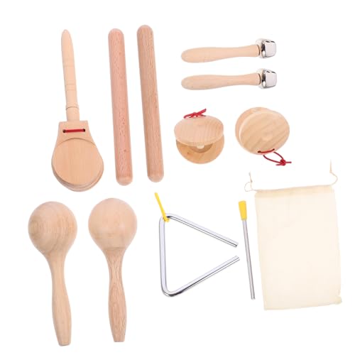 UPKOCH Set Mit Musikinstrumenten Aus Holz Für Kinder – Schlagspielzeug Für Kinder Rhythmusstab Tamburin Lernen Den Rhythmus Zu Halten UPKOCH Set Mit Musikinstrumenten Aus Holz Für Kinder – Schlagspielzeug Für Kinder Rhythmusstab Tamburin Lernen Den Rhythmus Zu Halten von UPKOCH