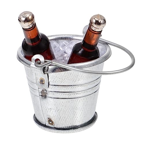 UPKOCH 1 Set Puppenhaus Bierlandschaftsdekor Mini Eimer Und Kübel Für Lebensmittel Mini Bierflaschen Schnapsflaschenmodell Gefrierschrank Eiswürfelschale Miniatur Spielzeugbär UPKOCH 1 Set Puppenhaus Bierlandschaftsdekor Mini Eimer Und Kübel Für Lebensmittel Mini Bierflaschen Schnapsflaschenmodell Gefrierschrank Eiswürfelschale Miniatur Spielzeugbär von UPKOCH