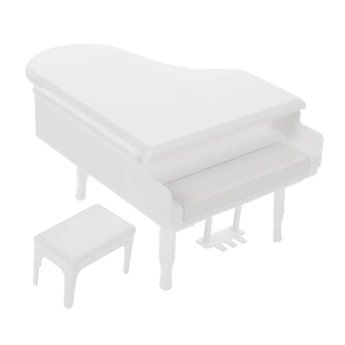 UPKOCH 1 Set Puppenhaus Klavier Miniatur Klavierspieler Figur Winziges Klavier Puppenmöbel Puppenhaus Bausätze Zum Bauen Eines Puppenhauses Musikalisches Elektronisches Echo Mini von UPKOCH