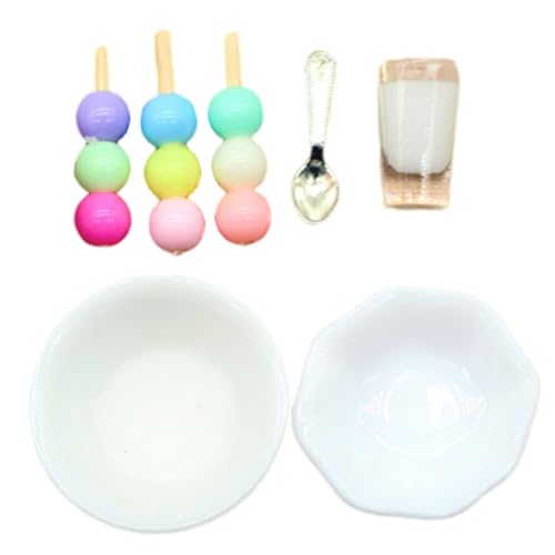 UPKOCH 1 Set Puppenhaus Modell Snack Tiny Homes Mini Zubehör Mini Essen Modell Mini Dessert Mini Essen Mini Mini Dessert Modell Kleines Zubehör Harz von UPKOCH