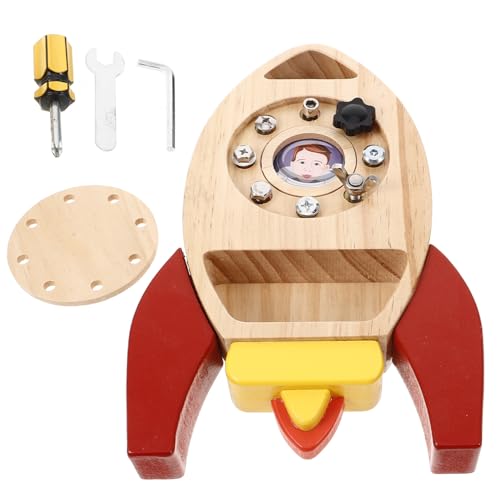 UPKOCH 1 Set Rahmen Lernspielzeug Versorgung Cartoon Interessante Montessori Schraubendreher Haushalt Beschäftigt Board Schraubendreher Board Eisen von UPKOCH