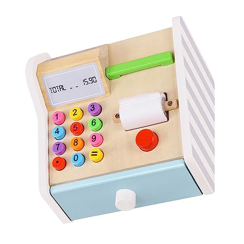 UPKOCH Kinderkasse Spielzeug Spielset Rollenspiel Supermarkt Kassierer Holz Pädagogisches Spielzeug Set UPKOCH Kinderkasse Spielzeug Spielset Rollenspiel Supermarkt Kassierer Holz Pädagogisches Spielzeug Set von UPKOCH