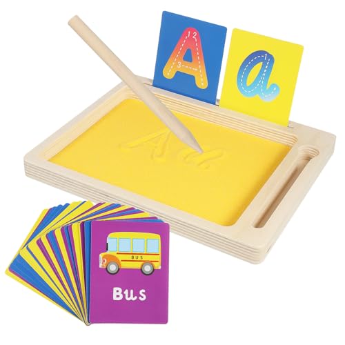 UPKOCH 1 Set Sand Schreibablage Briefe Schreibpraxis Kinder Montessori Spielzeug Klassenzimmer Must Haves for Kids Breatation Formation Anerkennung Spielzeug UPKOCH 1 Set Sand Schreibablage Briefe Schreibpraxis Kinder Montessori Spielzeug Klassenzimmer Must Haves for Kids Breatation Formation Anerkennung Spielzeug von UPKOCH