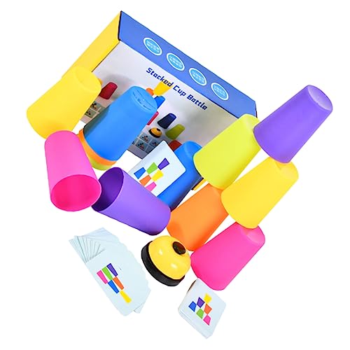 UPKOCH 1 Set Schlacht Tasse Spiel Pädagogisches Pädagogisches Stapeln Papier von UPKOCH