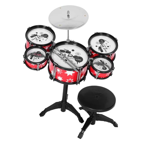 UPKOCH 1 Set Kinder Drum Set Für Kleinkinder Musical Spielzeug Frühen Bildung Kit Mini Percussion Instrumente von UPKOCH