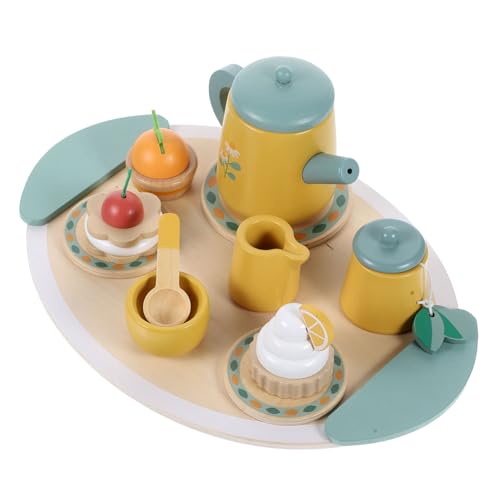 UPKOCH 1satz Holzspielzeug Teeservice Für Mädchen Pädagogisches Rollenspiel Set Mit Miniatur-teezubehör Für Fantasievolles Bei Teepartys Sicheres Holzmaterial Für Kleinkinder UPKOCH 1satz Holzspielzeug Teeservice Für Mädchen Pädagogisches Rollenspiel Set Mit Miniatur-teezubehör Für Fantasievolles Bei Teepartys Sicheres Holzmaterial Für Kleinkinder von UPKOCH