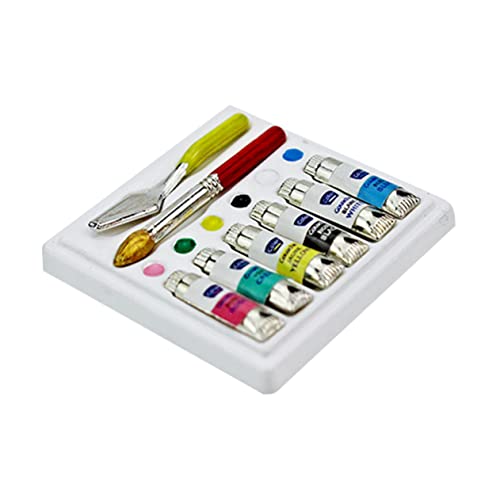 UPKOCH 1 Set Simulation Aquarell Miniatur Zubehör Miniatur Ornamente Miniaturen Ornamente Für Mini Kinderspielzeug Dekoration Kinderspielzeug Buntes Harz von UPKOCH