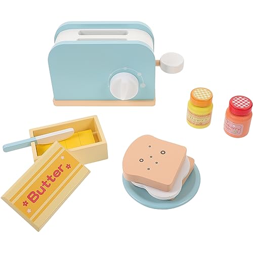UPKOCH Realistische Küchengeräte Für Kinder Toaster-brotbackautomat Aus Holz Lernspielzeug Für Kleinkinder von UPKOCH