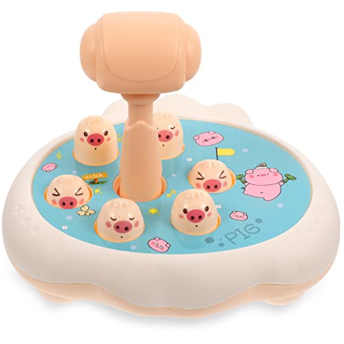 UPKOCH 1 Set Spiel Kleinkindspielzeug Kinderspielzeug Für Jungen Klopfspielzeug Motorikspielzeug Farberkennungsspielzeug Interaktives Schlagspiel Schlagspiel Kunststoff Rosa von UPKOCH
