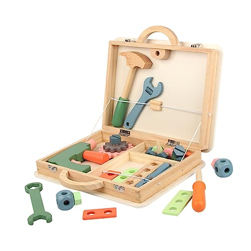 UPKOCH 1 Set Spielhaus Werkzeugkasten Holz Requisiten Puzzle von UPKOCH