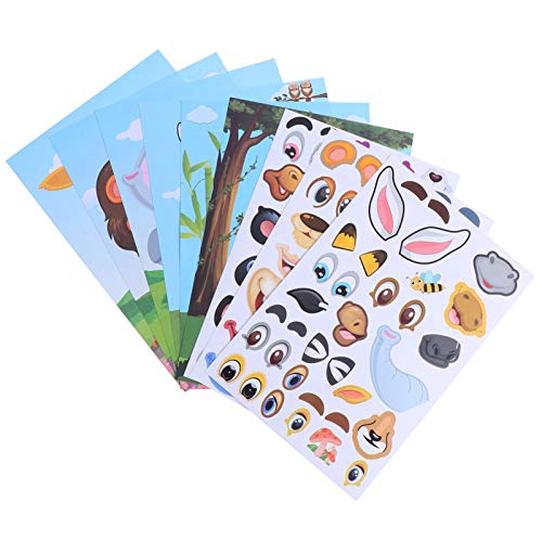 UPKOCH Gesichtsaufkleber Für Kinder Tieraufkleber-Set 93-teiliges Set Machen Sie Ihre Eigene Kunst UPKOCH Gesichtsaufkleber Für Kinder Tieraufkleber-Set 93-teiliges Set Machen Sie Ihre Eigene Kunst von UPKOCH