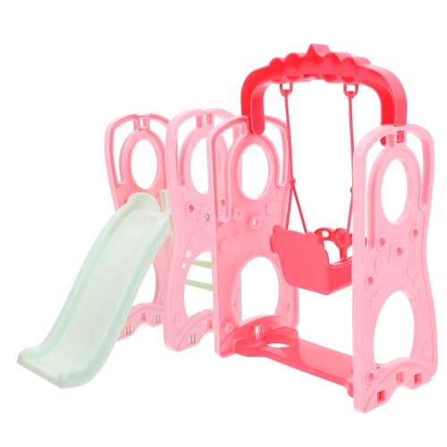 UPKOCH 1 Set Vergnügungspark Mini Schaukel Mini Rutsche Für Puppen Mini Schaukel Für Puppen Miniatur Puppenhaus Schaukel Spielplatz Mini Rutsche Dekorationen Kleinkinder von UPKOCH