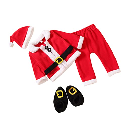UPKOCH 1 Set Weihnachten Vierteiliges Set Festival Outfit Maskerade Outfit Weihnachten Cosplay Kostüm Weihnachtskleidung Weihnachtsbedarf Weihnachtskleidung Anzug Kinderkleidung UPKOCH 1 Set Weihnachten Vierteiliges Set Festival Outfit Maskerade Outfit Weihnachten Cosplay Kostüm Weihnachtskleidung Weihnachtsbedarf Weihnachtskleidung Anzug Kinderkleidung von UPKOCH