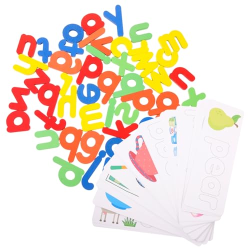 UPKOCH 1 Set Zahlen Buchstaben Paarungsspielzeug Für Eltern Kind Spiel Passendes Spiel Kognitives Pädagogisches Englisches Buchstaben Matching Interaktives Kinderspielzeug von UPKOCH