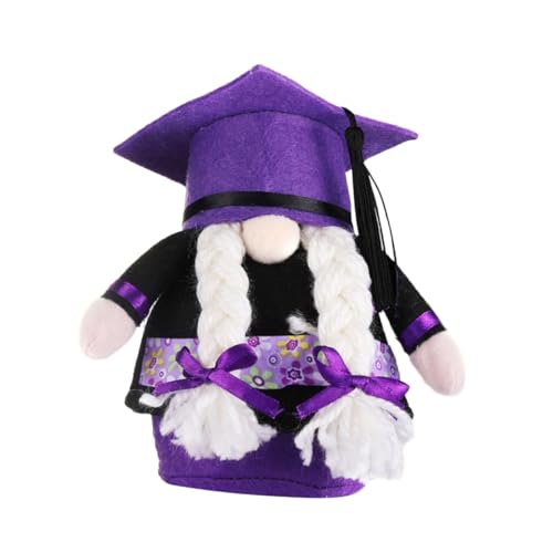 UPKOCH 1 Stück Abschluss Puppe Office Decoration Dekoration Schlafzimmer Cartoon GNOME doll spielzeuge Bedroom Decoration Toy Abschlussfeier Puppe Cartoon-Abschlusspuppe Stoff Violett UPKOCH 1 Stück Abschluss Puppe Office Decoration Dekoration Schlafzimmer Cartoon GNOME doll spielzeuge Bedroom Decoration Toy Abschlussfeier Puppe Cartoon-Abschlusspuppe Stoff Violett von UPKOCH