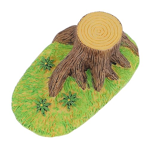 UPKOCH 1 Stück Baumstumpf Ornamente Dekoration Miniatur Landschaftsornament Garten Winzig Für Drinnen Und Draußen Trockenes Grasland Realistisches Grasland Sukkulenten von UPKOCH