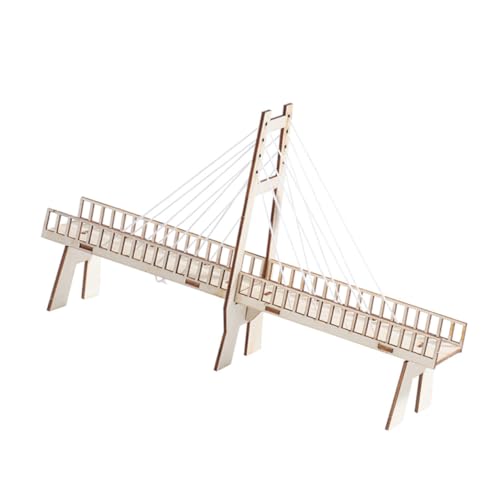 UPKOCH 1 Stück Brücke selber Bauen experimente Experiment kabelpritsche Educational Toys handgefertigtes Kindermodell körperliches Modell für hölzern von UPKOCH