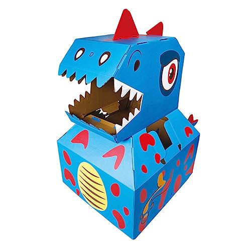UPKOCH 1pc Presse Dinosaurier Spielzeug Jungen und Mädchen Tragbare Karton Modell Rolle-Spielen Prop von UPKOCH