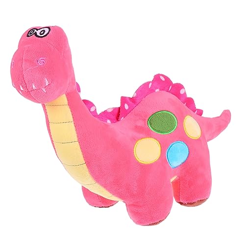 UPKOCH 1 Stück Dinosaurier-plüschpuppe Cartoon Tier Plüschtier Kinderspielzeug Tierisches Plüschtier Cartoon Plüschspielzeug Heimdekoration Roman Puppe Dinosaurier Stofftier Samt Rosa von UPKOCH