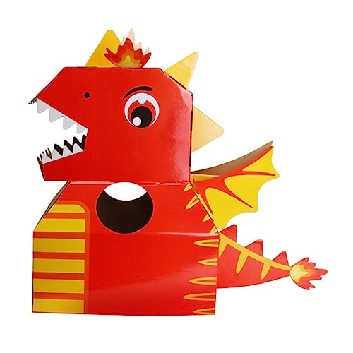 UPKOCH 1 Stück Dinosaurierkopf Karton Spielhaus Für Zum Ausmalen Karton Dinosaurier Tier Dinosaurier Cosplay Dinosaurier Karton Topper Pool Kleidung Für Anzieh Karton Rotes UPKOCH 1 Stück Dinosaurierkopf Karton Spielhaus Für Zum Ausmalen Karton Dinosaurier Tier Dinosaurier Cosplay Dinosaurier Karton Topper Pool Kleidung Für Anzieh Karton Rotes von UPKOCH