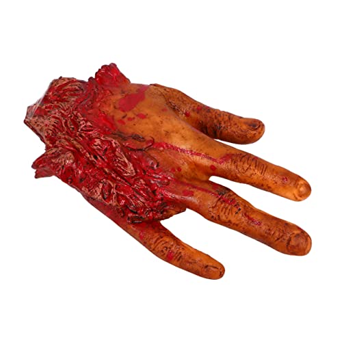 UPKOCH 1 Stück Halloween knifflige Brotdose mit abgetrenntem Finger Halloween Fake Blood Halloween Dekoration beängstigende gebrochene Körperteile Requisiten Halloween-Orgel Pu von UPKOCH