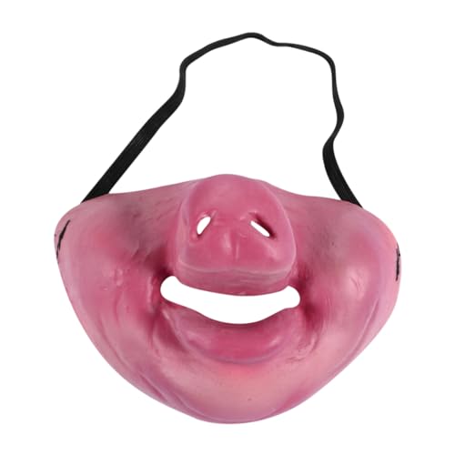 UPKOCH 1 Stück Halloween lustige Halbmaske halloween costume halloween kleidung horror mask halloween outfits masken zu halloween Kostüme Party Streichkostüm gruselige Kostümmaske von UPKOCH