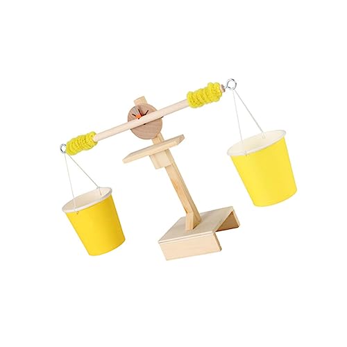 UPKOCH 1 Stück Holzwaage für kinderspielzeug hühner Mechanisches Toys Waage Balkenwaage aus Holz Hölzern UPKOCH 1 Stück Holzwaage für kinderspielzeug hühner Mechanisches Toys Waage Balkenwaage aus Holz Hölzern von UPKOCH