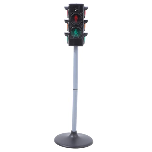 UPKOCH Lernspielzeug Ampelmodell Jungen Und Mädchen Spielzeug Sicherheitsbewusstsein Schwarz Höhenverstellbar Keine Batterien von UPKOCH