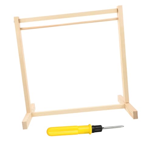 UPKOCH 1 Stück Kleiderbügel Für Puppen Kleidung Puppenhaus-Miniatur-möbelverzierung Babyspielzeug Unterstützung Für Puppenschaufensterpuppen Puppenkleiderständer Mädchen Bausatz Hölzern von UPKOCH