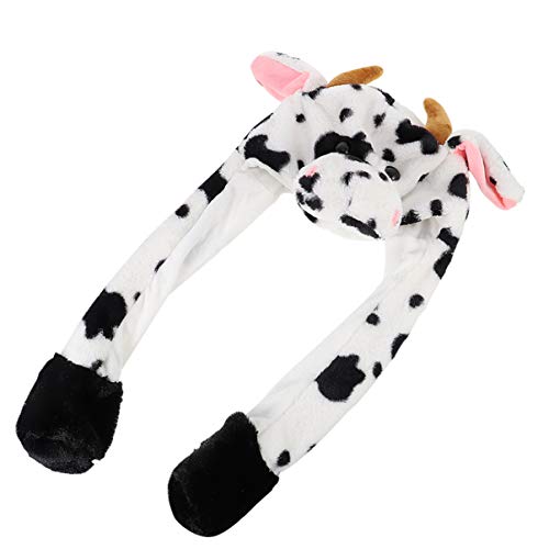 UPKOCH 1 Stück Kuh Hut aus Plüsch für Kostüme Bewegliche Tierohren Warm und Gemütlich für Winterveranstaltungen für Karneval Halloween und Mottopartys Einzigartiges Accessoire für UPKOCH 1 Stück Kuh Hut aus Plüsch für Kostüme Bewegliche Tierohren Warm und Gemütlich für Winterveranstaltungen für Karneval Halloween und Mottopartys Einzigartiges Accessoire für von UPKOCH