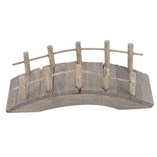 UPKOCH 1 Stück Mini Holzbogenbrücke Miniatur Landschaft Mini- Kleine Brücke Für Den Garten Wohnaccessoires Mini-hausschmuck Gartenbrücken Für Bankmodell Hölzern Brown von UPKOCH