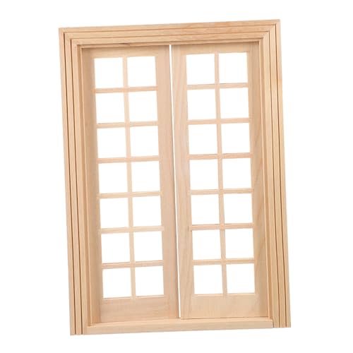 UPKOCH 1 Stück Miniatur Holz Fenster und Tür Modell für Puppenhaus Hochwertige Miniaturmöbel Zubehör für Kreative Raumdekoration und Realistische Details UPKOCH 1 Stück Miniatur Holz Fenster und Tür Modell für Puppenhaus Hochwertige Miniaturmöbel Zubehör für Kreative Raumdekoration und Realistische Details von UPKOCH