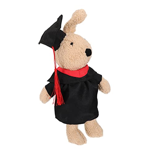 UPKOCH 1 Stück Plüschpuppe wiedergeborene Babypuppen Gewichtetes tragen gewichtetes Stofftier Room Decoration raumdeko Hasenpuppendekoration Abschlussschmuck PP Baumwolle Brown von UPKOCH
