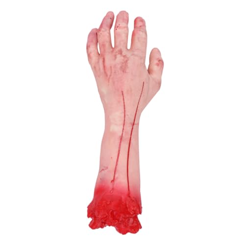 UPKOCH 1 Stück Prothetische Requisiten Coole Gadgets Halloween- Lustig Kostüm Skelett Puppen Halloween-pappteller Tür Halloween Blutige Requisiten Zombie Stütze Grey Vinyl von UPKOCH