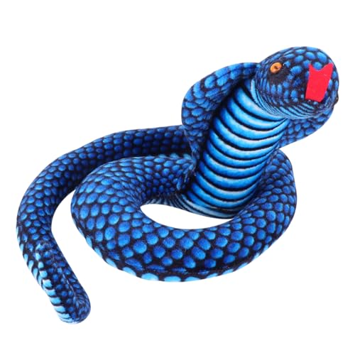 UPKOCH 1 Stück -Puppe Plüschschlange Künstliches Schlangenspielzeug Falsche Schlange Gefälschtes Schlangenspielzeug Schlange Plüschtier Halloween-Schlange Blue Pp Baumwolle UPKOCH 1 Stück -Puppe Plüschschlange Künstliches Schlangenspielzeug Falsche Schlange Gefälschtes Schlangenspielzeug Schlange Plüschtier Halloween-Schlange Blue Pp Baumwolle von UPKOCH