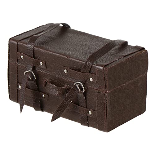 UPKOCH 1 Stück Mini-puppenhausmöbel Miniaturtruhe Aus Holz Puppenhaustruhe Perfekt Für Rollenspiele Und Sammler von UPKOCH