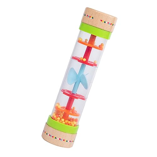 UPKOCH 1 Stück Regen Rohr Aus Holz Regenmacher-Instrument Musikinstrumente Hölzern Colorful von UPKOCH