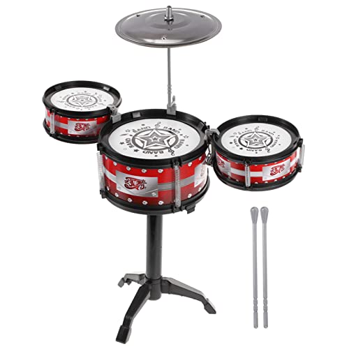 UPKOCH 1pc Kinder-Schlagzeug-Set Mini-Percussion-Set Für Musikunterricht Set Für Kleinkinder Mit 3 Trommeln Sicheres Design von UPKOCH