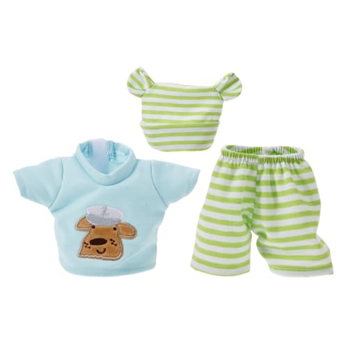UPKOCH 10 Puppenkleidung Aus Vinyl Kleidung Für Wiedergeborene Babypuppen Babypuppen-Pyjama-badeanzüge Anziehkleidung Für Babypuppen Mini Babypuppen-kleidungszubehör Baumwolle Light Green von UPKOCH