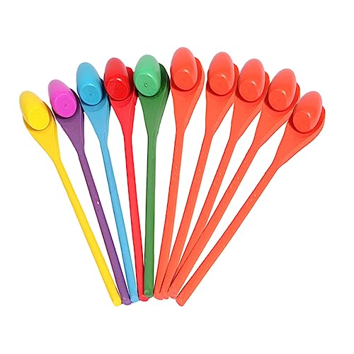 UPKOCH 10 Set Holz Löffel Rennen Spiel Gleichgewicht Spielzeug Kinder Sensorischen Produkte Balance Koordination Training von UPKOCH