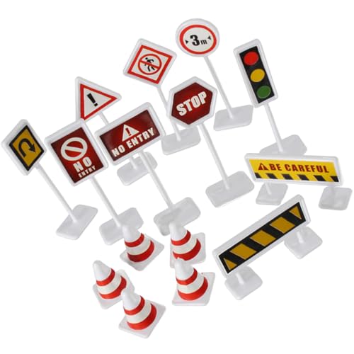 UPKOCH 10 Sätze Straßensperre Zeichen verkehrszeichen verkehrsschilder Verkehrssimulation straßenschilder Mini-Verkehrszeichen Verkehrszeichen- Plastik UPKOCH 10 Sätze Straßensperre Zeichen verkehrszeichen verkehrsschilder Verkehrssimulation straßenschilder Mini-Verkehrszeichen Verkehrszeichen- Plastik von UPKOCH