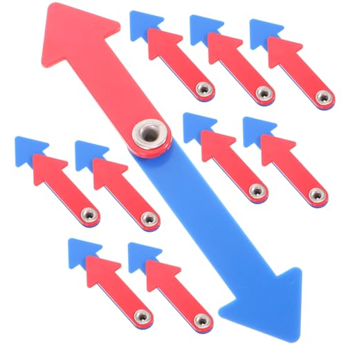 UPKOCH 10 Sätze Teiliges Kunststoff uhrzeiger Drehbare Robuste Pädagogische Uhrzeiger in Rot und Blau zum Einfachen Uhrzeitlernen und Zeitanzeigen UPKOCH 10 Sätze Teiliges Kunststoff uhrzeiger Drehbare Robuste Pädagogische Uhrzeiger in Rot und Blau zum Einfachen Uhrzeitlernen und Zeitanzeigen von UPKOCH