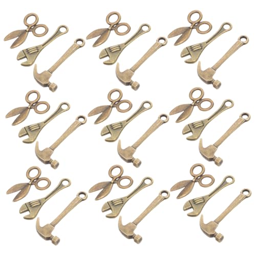 UPKOCH 10 Sätze Teiliges Miniatur-werkzeugset für Puppenhaus Realistische Legierung Inkl Mini-schraubenschlüssel Schere und Hammer Kreative DIY-Werkzeuge für Modellbau und UPKOCH 10 Sätze Teiliges Miniatur-werkzeugset für Puppenhaus Realistische Legierung Inkl Mini-schraubenschlüssel Schere und Hammer Kreative DIY-Werkzeuge für Modellbau und von UPKOCH
