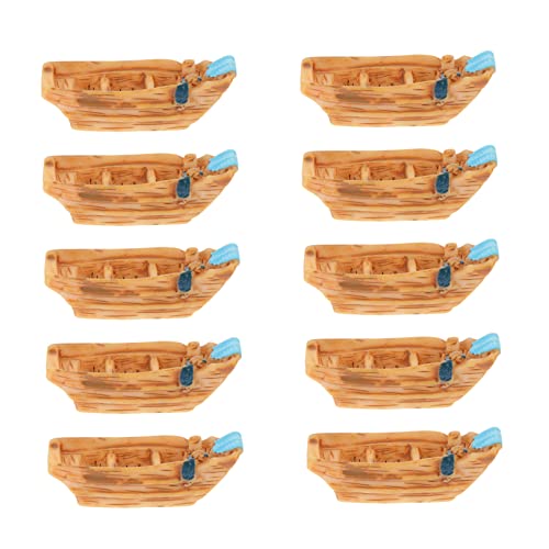 UPKOCH Kleiner Harz Boot Modellierung Dekoration 10 Stücke Kleiner Haus Deko für Mikro Landschaften Rasen und Gartenverzierung Kinderzimmer Aquarium Zubehör UPKOCH Kleiner Harz Boot Modellierung Dekoration 10 Stücke Kleiner Haus Deko für Mikro Landschaften Rasen und Gartenverzierung Kinderzimmer Aquarium Zubehör von UPKOCH