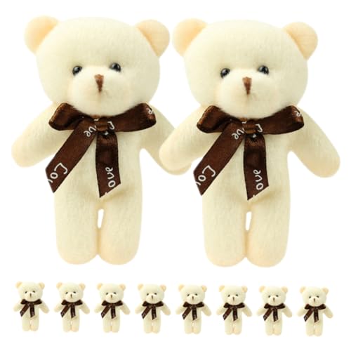 UPKOCH 10 Stück Bär Schlüsselanhänger Bären ausgestopft Karikatur bunt knuddelig Sachen Miniatur Kuscheltier Cartoon-Bär Schlüsselanhänger Mini-Bär- PP Baumwolle Beige UPKOCH 10 Stück Bär Schlüsselanhänger Bären ausgestopft Karikatur bunt knuddelig Sachen Miniatur Kuscheltier Cartoon-Bär Schlüsselanhänger Mini-Bär- PP Baumwolle Beige von UPKOCH